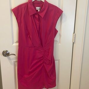 Milly Pink Sleeveless Cotton Dress